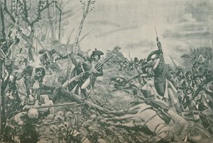 Bitwa pod Jemmapes, niedaleko Mons, Belgia, 6 listopada 1792, 1896 autorstwa Unbekannt