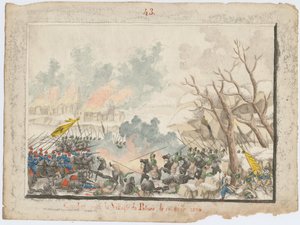 Bitwa pod Patnos w październiku 1828, 1829 autorstwa Unbekannt