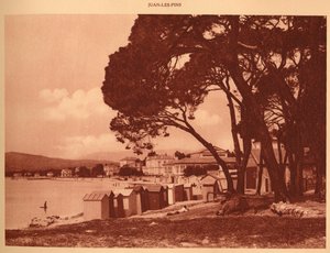 Plaża, Juan-les-Pins, 1930. autorstwa Unbekannt