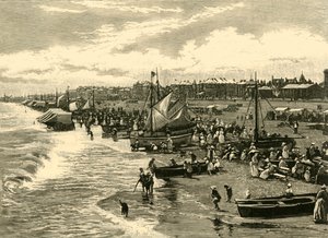 Plaża, Yarmouth, 1898. autorstwa Unbekannt