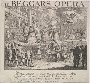 Opera żebraków, 1728. autorstwa Unbekannt