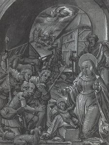 Narodziny Chrystusa [verso], c. 1600. autorstwa Unbekannt