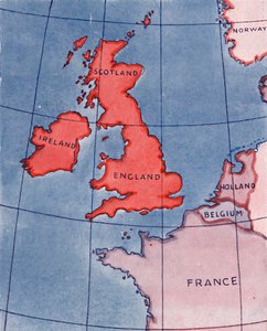 Wyspy Brytyjskie i Francja, Belgia i Holandia w południe w połowie lata 1935 autorstwa Unbekannt