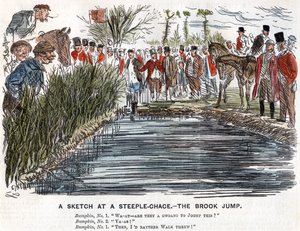 Skok przez potok, 1863 autorstwa Unbekannt