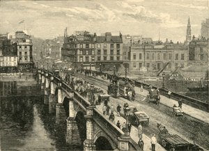 Most Broomielaw, Glasgow, 1898. autorstwa Unbekannt