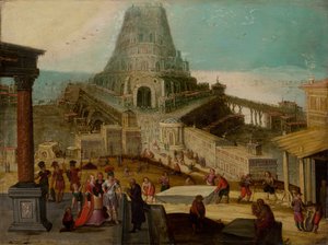 Budowa wieży Babel autorstwa Unbekannt