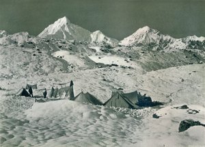 Obóz pod Jongsong La, ok. 1903 r. autorstwa Unbekannt