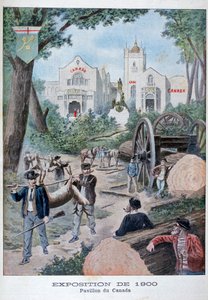 Pawilon Kanadyjski na Wystawie Powszechnej 1900, Paryż, 1900 autorstwa Unbekannt