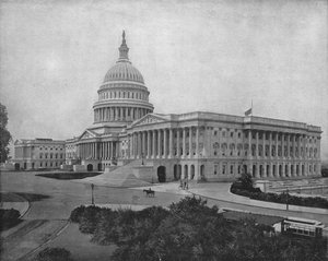 Kapitol, Waszyngton DC, USA, ok. 1900. autorstwa Unbekannt
