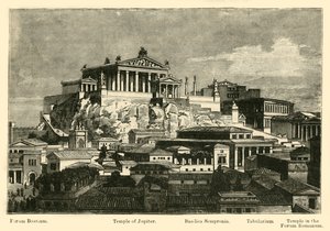 Kapitol z renowacji Mount Palatine, 1890. autorstwa Unbekannt