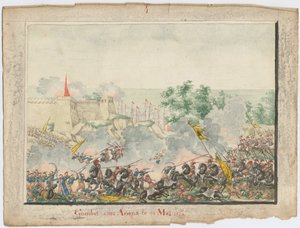 Zdobycie twierdzy Anapa 23 czerwca 1828 r. 1829 autorstwa Unbekannt