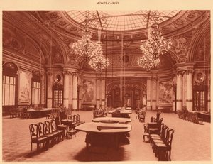 Kasyno. - Sala Schmitsa, Monte Carlo, 1930. autorstwa Unbekannt