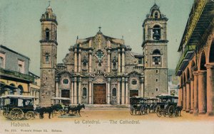 Katedra, Hawana, Kuba, ok. 1910 r. autorstwa Unbekannt