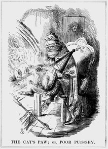 Łapa kota, czyli Biedna Pussey, 1850 autorstwa Unbekannt