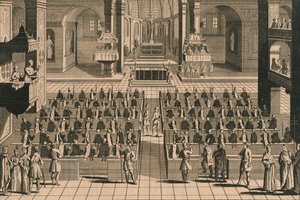 Święto Auto-Da-Opłaty lub Aktu Wiary w Inkwizycji, 1769 autorstwa Unbekannt