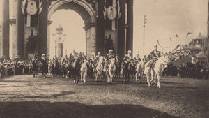 Uroczysty wjazd Mikołaja II w Moskwie 9 maja 1896 r. 1896 r. autorstwa Unbekannt