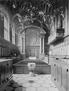 Kaplica, Pałac Hampton Court, 1903 autorstwa Unbekannt