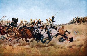 Szarża kirasjerów w Rezonville, 1870, c1920 autorstwa Unbekannt