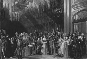 Chrzest księcia Walii, 25 stycznia 1842, 1901. autorstwa Unbekannt