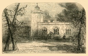 Kościół św. Piotra na Tower Green, ok. 1872 r. autorstwa Unbekannt