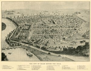 Miasto Delhi przed oblężeniem, 1901. autorstwa Unbekannt