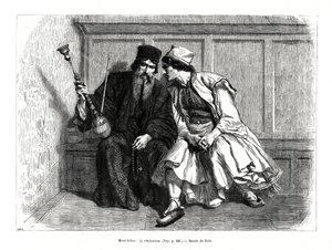 Spowiedź, Góra Athos, północna Grecja, 1886 autorstwa Unbekannt