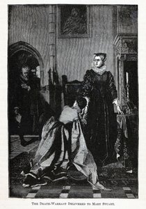 Nakaz śmierci wydany Mary Stuart, 1882 r autorstwa Unbekannt