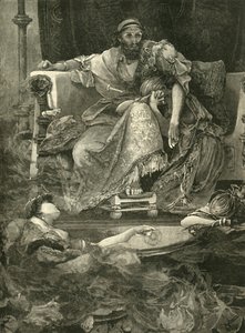 Śmierć Sardanapala, 1890. autorstwa Unbekannt