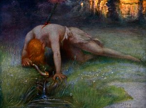 „Śmierć Zygfryda”, 1906 autorstwa Unbekannt