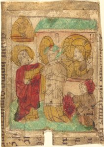Odmowa Piotra, c. 14551465. autorstwa Unbekannt