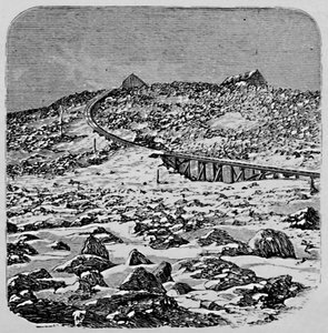 The Depot and Summit House, Mount Washington, 1883 autorstwa Unbekannt