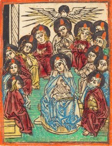Zstąpienie Ducha Świętego, 14801490. autorstwa Unbekannt