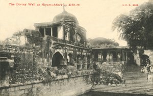 Studnia nurkowa w Niyamudddins - Delhi. autorstwa Unbekannt