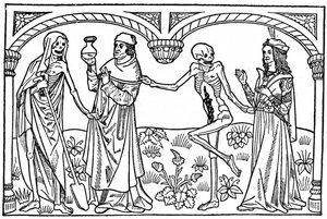 Doktor i kochanek ze swoimi martwymi jaźniami, 1485 1964 autorstwa Unbekannt