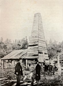 Drake Well, Pensylwania, Ameryka, 1859 autorstwa Unbekannt