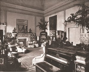 Salon w White Lodge, Richmond Park, 1894. autorstwa Unbekannt