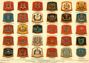 Sztandary bębnowe pułków kawalerii armii brytyjskiej, 1902 autorstwa Unbekannt