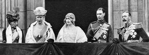 Książę i księżna Yorku w Pałacu Buckingham po ślubie, kwiecień 1923 autorstwa Unbekannt