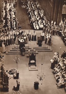 Książę Kentu składa hołd nowo koronowanemu królowi Jerzemu VI, 1937 autorstwa Unbekannt