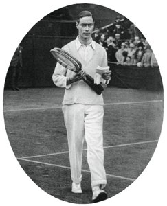 Książę Yorku jako zawodnik w deblu mężczyzn na Wimbledonie, 1926, 1937 autorstwa Unbekannt
