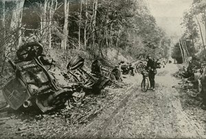 Skutki brytyjskiego ognia pocisków, 1919. autorstwa Unbekannt