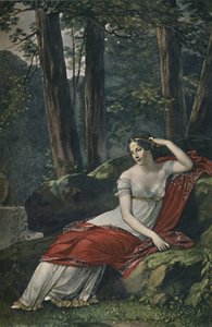 Cesarzowa Józefina w parku w Malmaison, 1809, 1896 autorstwa Unbekannt