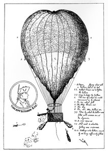 Przedsiębiorczy balon Lunardis Grand Air, 1784 autorstwa Unbekannt