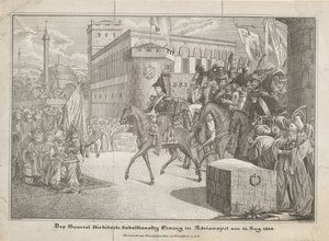 Wjazd grafa Iwana Iwanowicza Diebitscha-Zabalkanskiego do Adrianopola, 1829 autorstwa Unbekannt