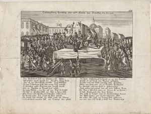 Egzekucja Ludwika XVI w dniu 21 stycznia 1793 r. 1793 autorstwa Unbekannt