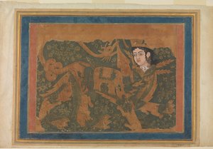 Wspaniałe stworzenie Buraq, ca. 1660-80. autorstwa Unbekannt