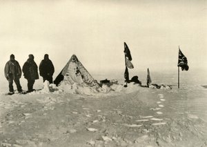 Najdalszy obóz południowy po sześćdziesięciu godzinach zamieci, luty 1909 autorstwa Unbekannt
