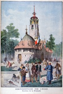 Pawilon fiński na Wystawie Powszechnej 1900, Paryż, 1900 autorstwa Unbekannt