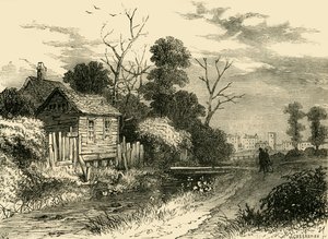 Rzeka Fleet, niedaleko St. Pancras, 1825, c1876. autorstwa Unbekannt