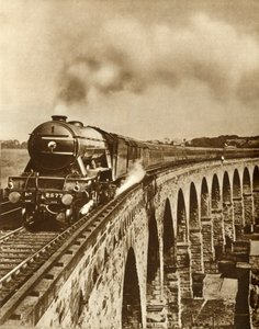 Latający Szkot... nieprzerwany kurs między Kings Cross a Newcastle, 11 lipca 1927, 1935. autorstwa Unbekannt